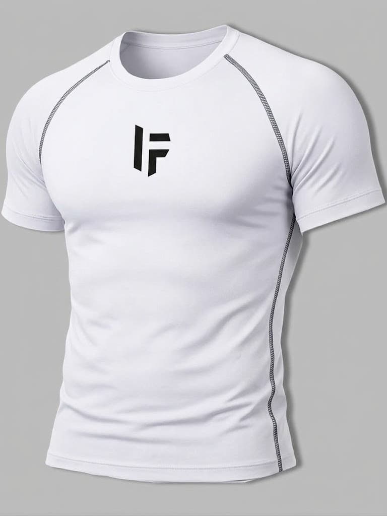 Huge Flex White Compression T-Shirt product image 2